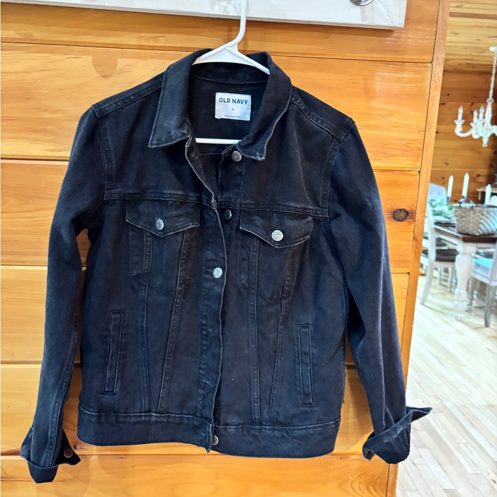 Old Navy Black Denim Jacket